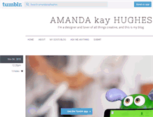 Tablet Screenshot of amandakayhughes.com